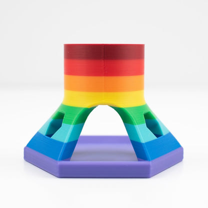 NEW! Rainbow Hexagon Glue Holder Stand Exclusively For Honey Bee! - Honey Bee Stamps