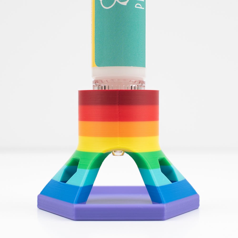 NEW! Rainbow Hexagon Glue Holder Stand Exclusively For Honey Bee! - Honey Bee Stamps