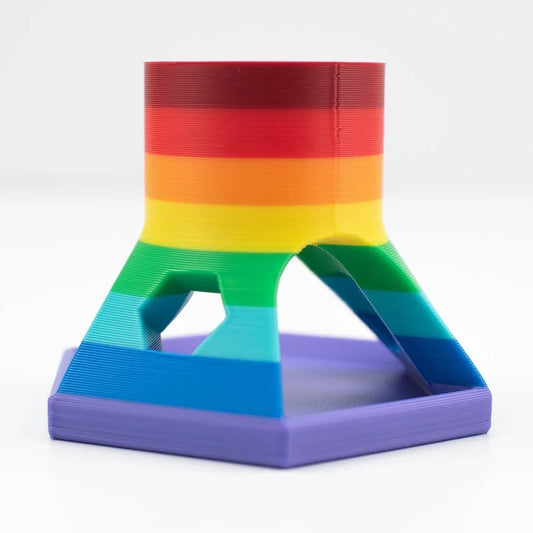 NEW! Rainbow Hexagon Glue Holder Stand Exclusively For Honey Bee! - Honey Bee Stamps