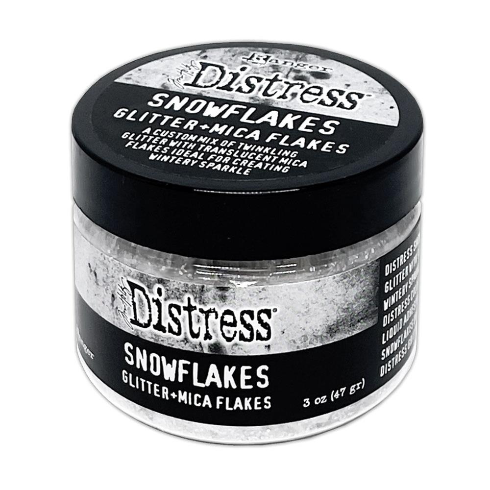 NEW! Tim Holtz Distress Glitter and Mica Flakes - Snowflakes - Honey Bee Stamps