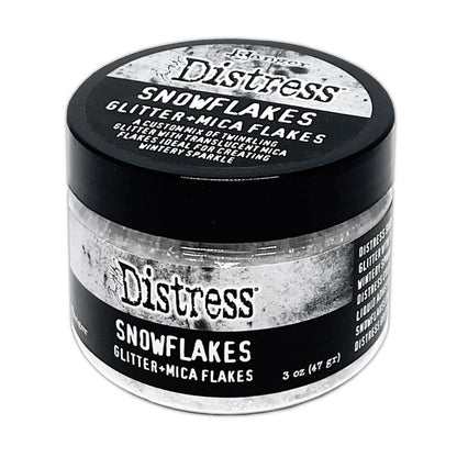 NEW! Tim Holtz Distress Glitter and Mica Flakes - Snowflakes - Honey Bee Stamps
