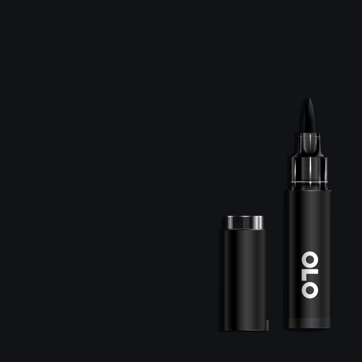 OLO Brush BK Blue Black - Honey Bee Stamps