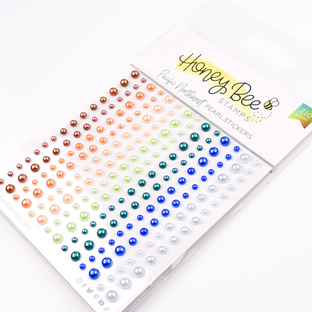 Pacific Northwest Pearls - Pearl Stickers - 210 Count - Honey Bee Stamps