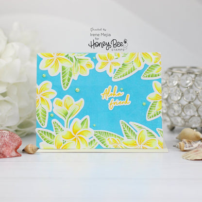 Paradise Plumerias - Honey Cuts - Coordinating Dies - Honey Bee Stamps