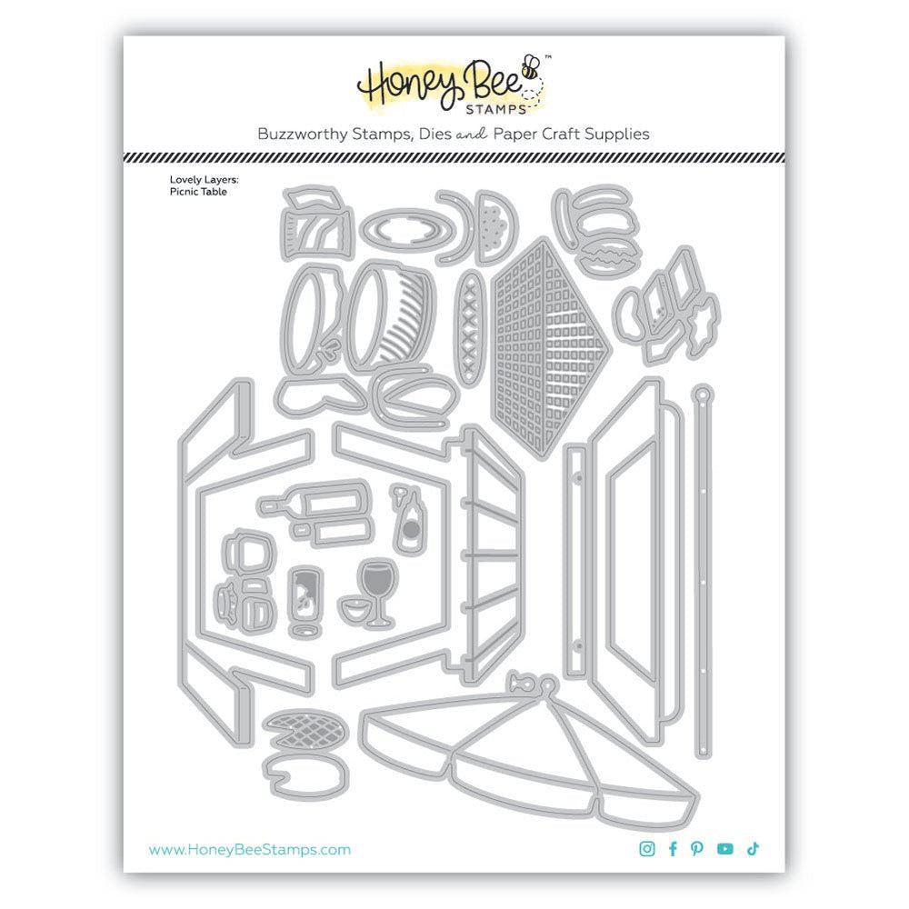 Perfect Picnic - July 2026 Release Bundle - Get It All! Money Saving Bundle - Honey Bee Stamps