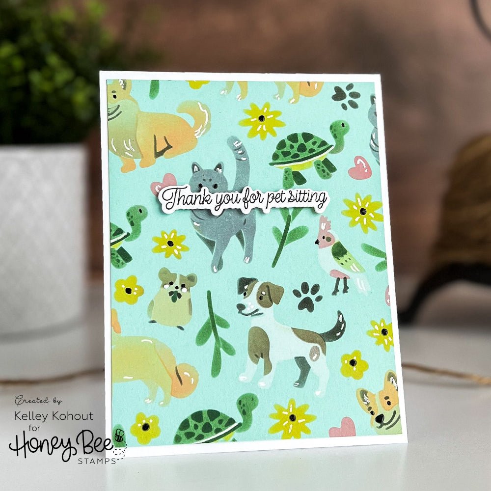 Pet Friends - Honey Cuts - Coordinating Dies - Honey Bee Stamps