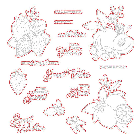 Picked With Love - Honey Cuts Coordinating Dies - Honey Bee Stamps