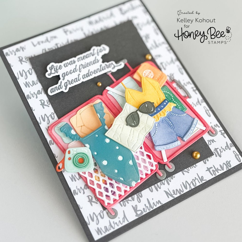 Plane Awesome - 6x6 Photopolymer Stamp Set - Honey Bee Stamps
