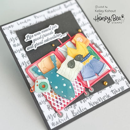 Plane Awesome - 6x6 Photopolymer Stamp Set - Honey Bee Stamps