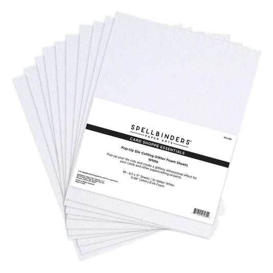 Pop - Up Die Cutting Glitter Foam Sheets by Spellbinders - Honey Bee Stamps