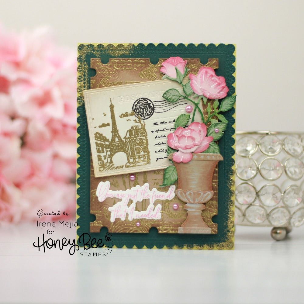Postmarked - 6x6 Photopolymer Stamp Set - Honey Bee Stamps