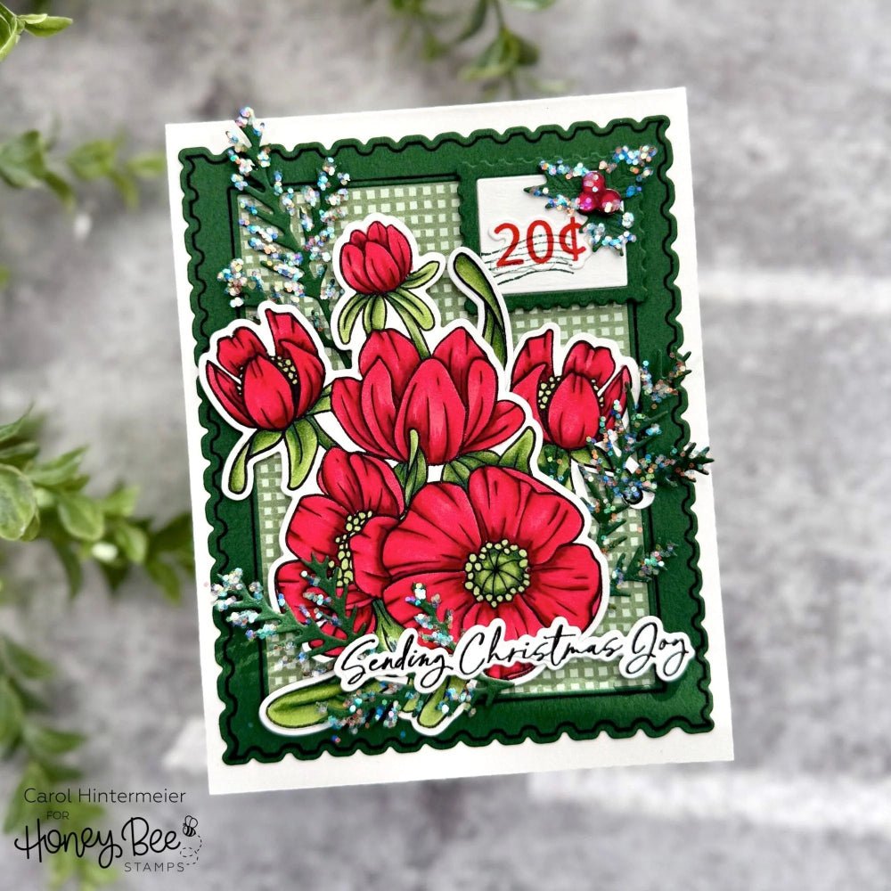 Postmarked: Holiday - Honey Cuts - Coordinating Dies - Honey Bee Stamps