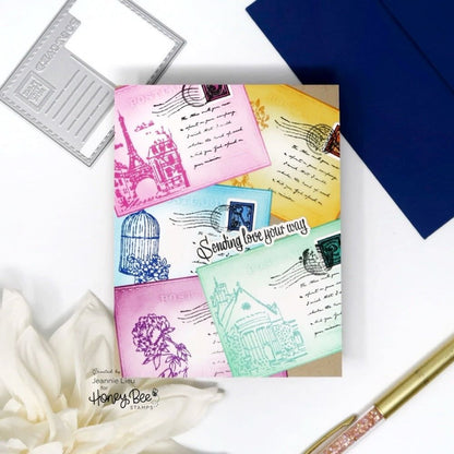 Postmarked - Honey Cuts - Coordinating Dies - Honey Bee Stamps