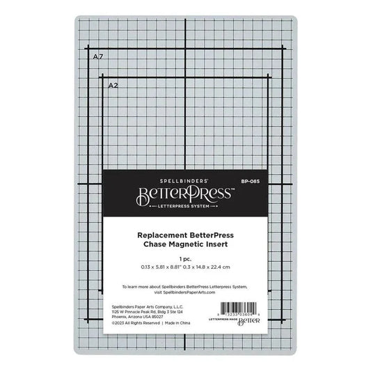 Replacement BetterPress Chase Magnetic Plate Insert by Spellbinders - Honey Bee Stamps