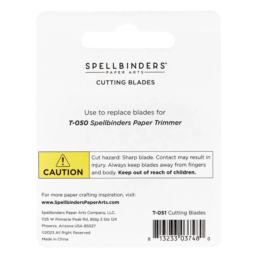 Replacement Blades 12" Paper Trimmer and Scorer - Pack of 2 by Spellbinders - Honey Bee Stamps