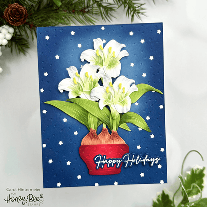 Scattered Stars A2 Cover Plate - Honey Cuts - Stand - Alone Dies RETIRING - Honey Bee Stamps