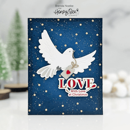 Scattered Stars A2 Cover Plate - Honey Cuts - Stand - Alone Dies RETIRING - Honey Bee Stamps