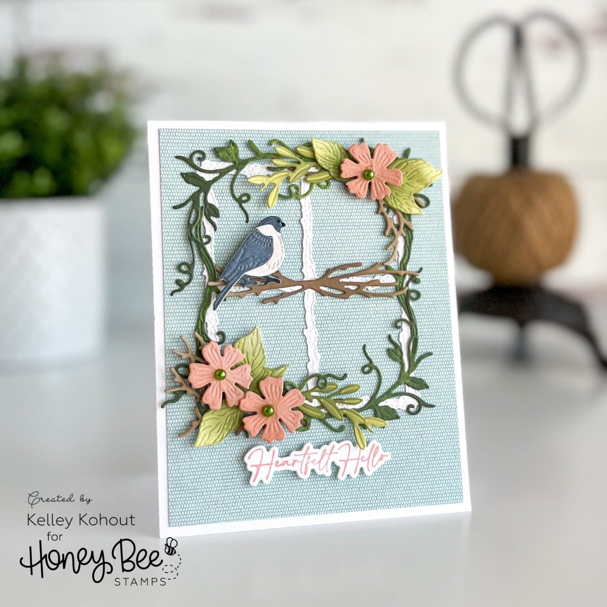 Seasonal Sentiments - 3x3 Photopolymer Stamp Set - Honey Bee Stamps