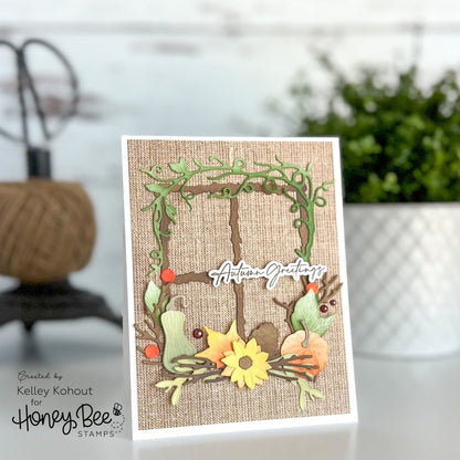 Seasonal Sentiments - 3x3 Photopolymer Stamp Set - Honey Bee Stamps