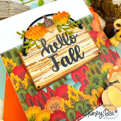 Seasonal Signs - Set of 3 - 6"x6" Coordinating Stencils - Honey Bee Stamps