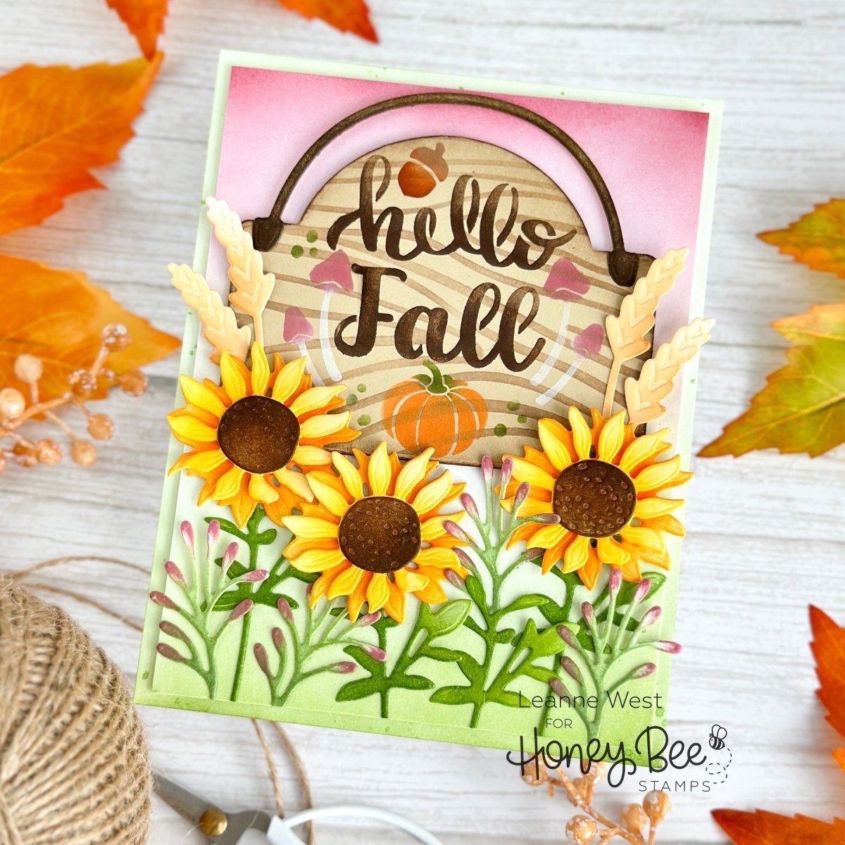 Seasonal Signs - Set of 3 - 6"x6" Coordinating Stencils - Honey Bee Stamps