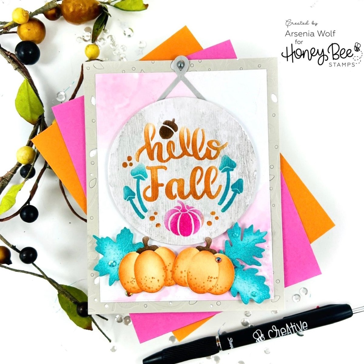 Seasonal Signs - Set of 3 - 6"x6" Coordinating Stencils - Honey Bee Stamps