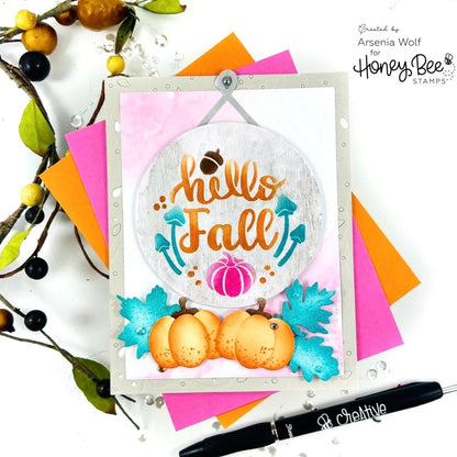 Seasonal Signs - Set of 3 - 6"x6" Coordinating Stencils - Honey Bee Stamps