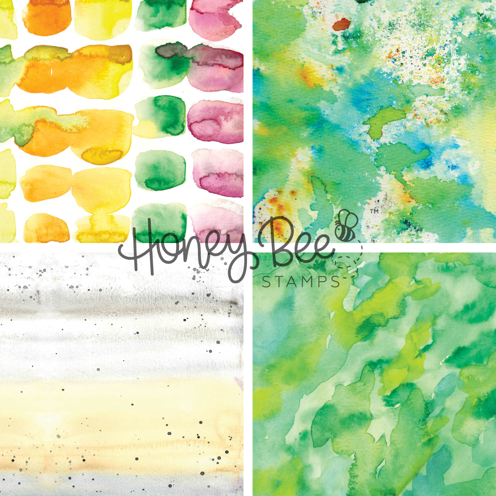 Signature Surfaces - 5.5"x8.5" - 24 Double-Sided Sheets - Includes Paper Organizer! - Honey Bee Stamps