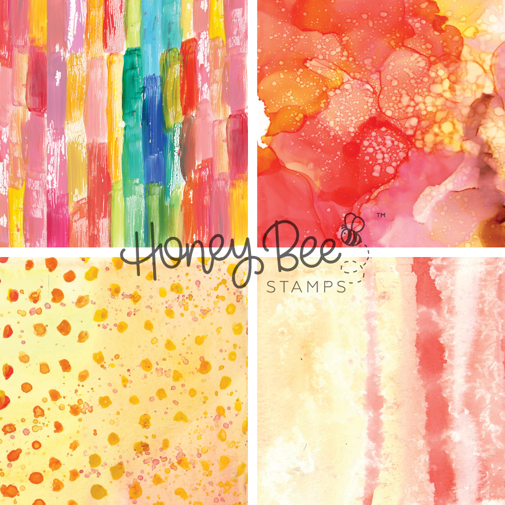 Signature Surfaces - 5.5"x8.5" - 24 Double-Sided Sheets - Includes Paper Organizer! - Honey Bee Stamps