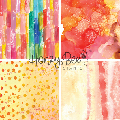 Signature Surfaces - 5.5"x8.5" - 24 Double-Sided Sheets - Includes Paper Organizer! - Honey Bee Stamps