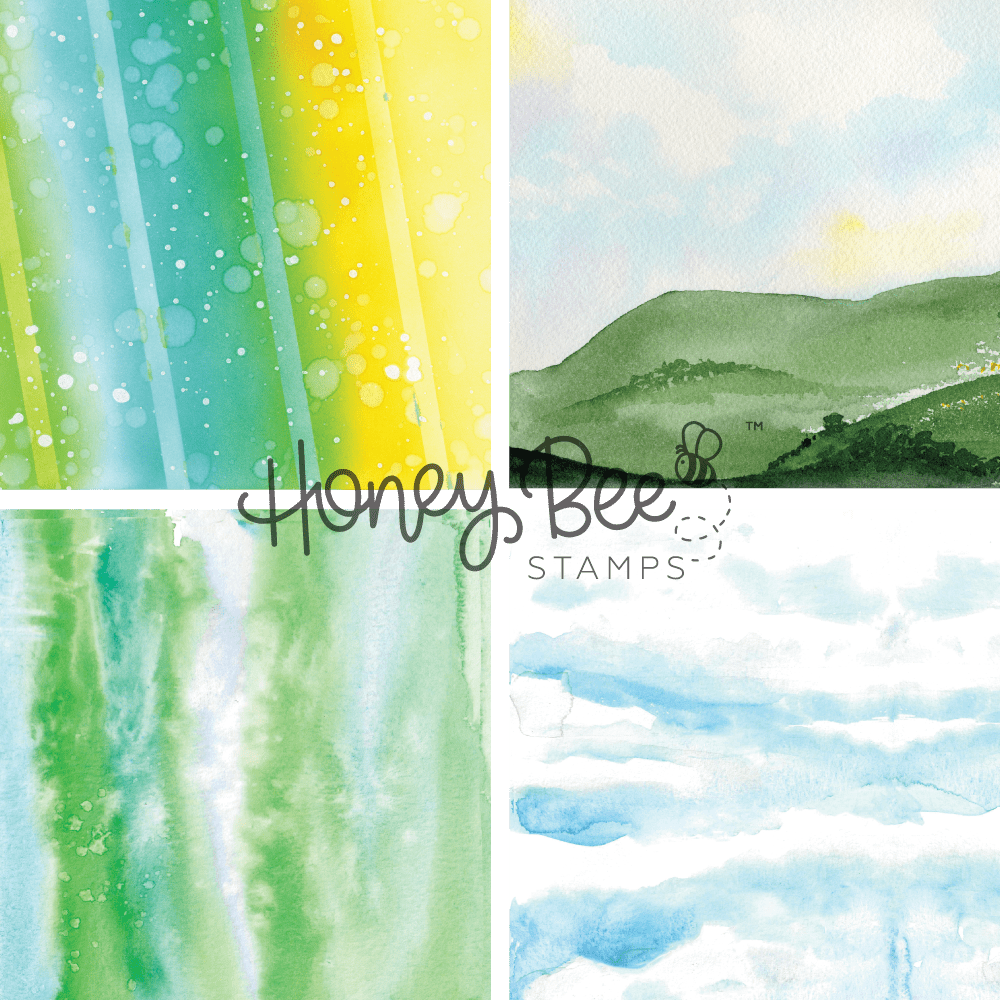 Signature Surfaces - 5.5"x8.5" - 24 Double-Sided Sheets - Includes Paper Organizer! - Honey Bee Stamps