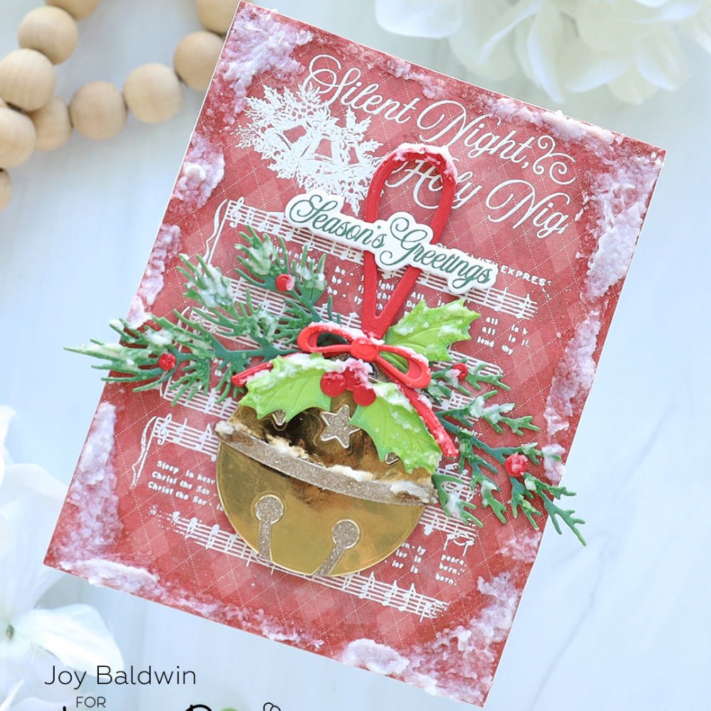 Silent Night Background - 4"x 6" Rubber Cling Stamp Set - Honey Bee Stamps