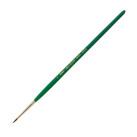 SilverBrush™ Crystal™ Brush Round Size 0 - Crystal Golden Taklon Paint Brush for Water - Based Media - Honey Bee Stamps