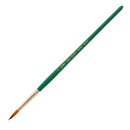 SilverBrush™ Crystal™ Brush Round Size 6 - Crystal Golden Taklon Paint Brush for Water - Based Media - Honey Bee Stamps