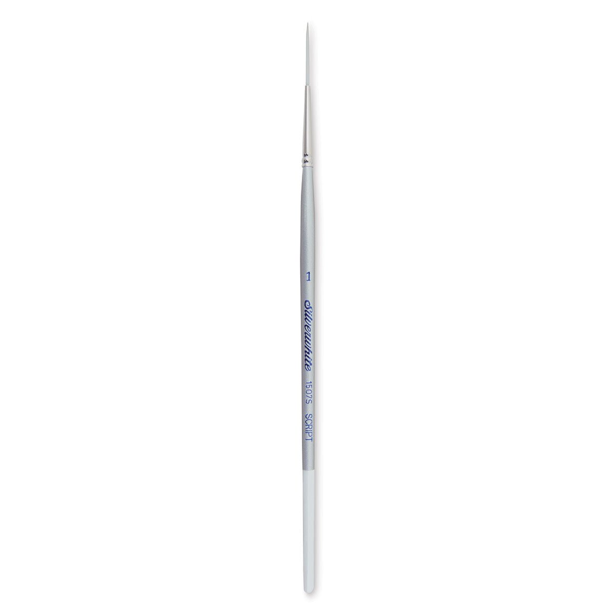 Silverwhite® Short Handle Foundation Watercolor Round Paint Brush - Script Liner 1 SilverBrush - Honey Bee Stamps
