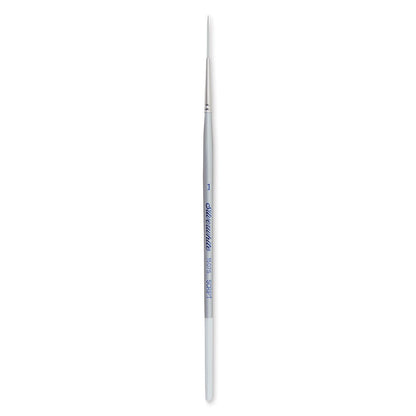 Silverwhite® Short Handle Foundation Watercolor Round Paint Brush - Script Liner 1 SilverBrush - Honey Bee Stamps