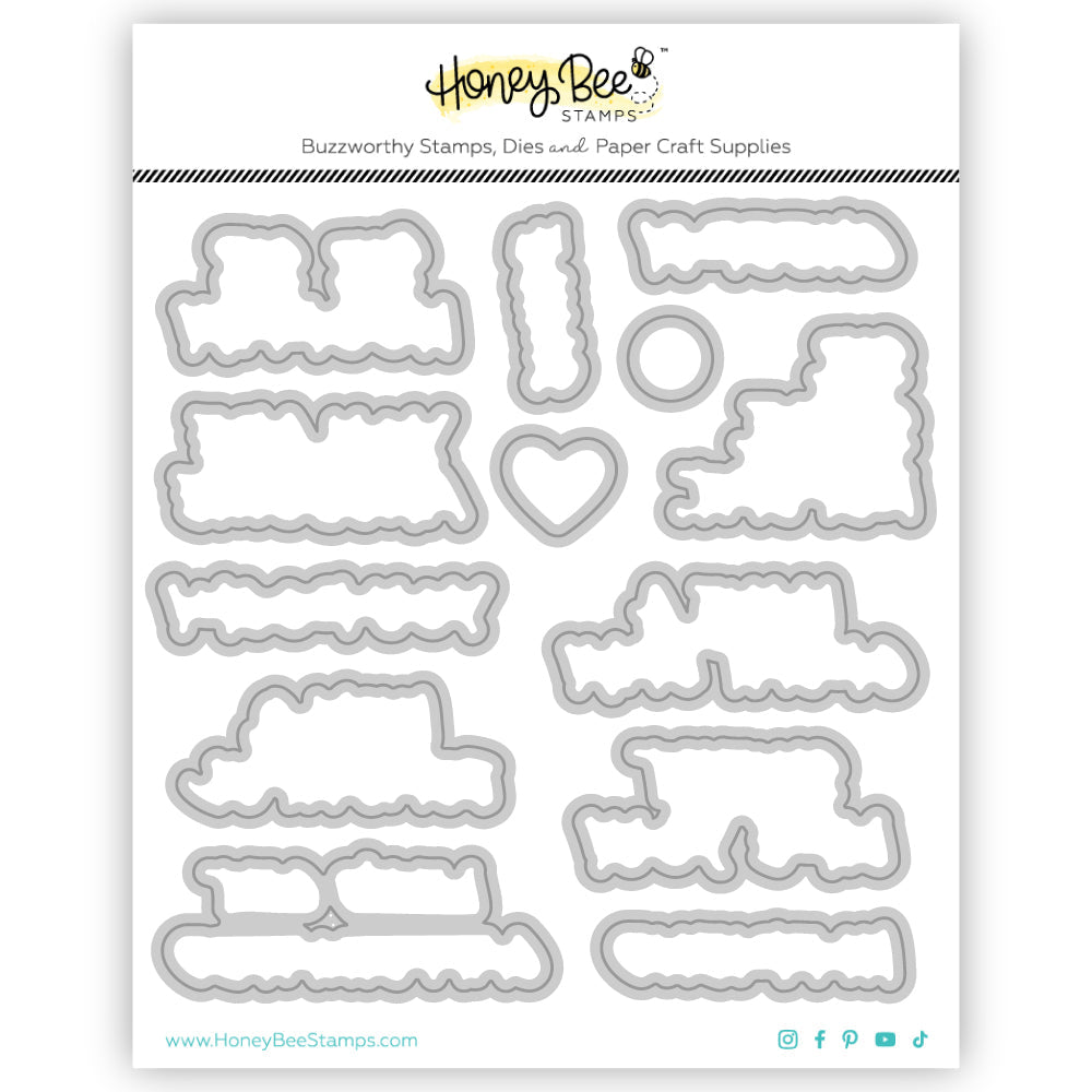 Sip. Smile. Repeat. - Honey Cuts - Coordinating Dies - Honey Bee Stamps