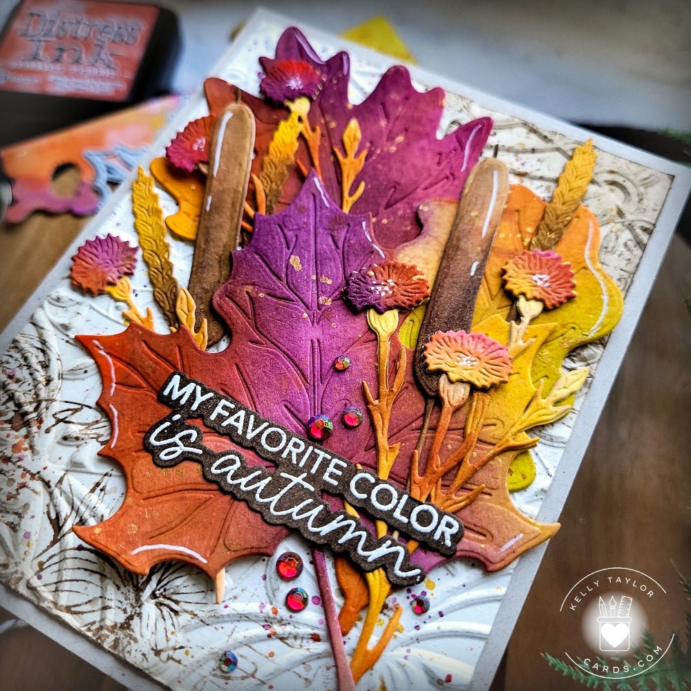Soulful Season - 3D Embossing Folder - Honey Bee Stamps