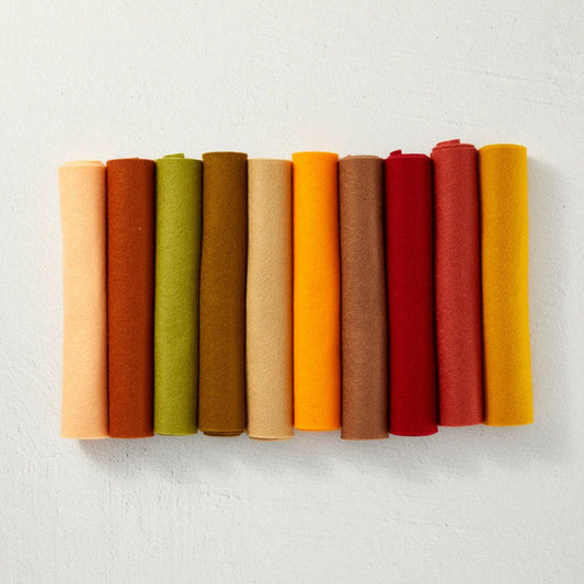 Spellbinders Merino Wool Felt Sheets Collection - Fall - Honey Bee Stamps