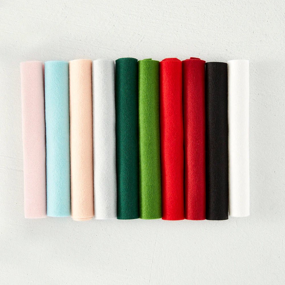 Spellbinders Merino Wool Felt Sheets Collection - Holiday - Honey Bee Stamps