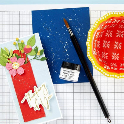 Spellbinders Splatter White Opaque Watercolor - Honey Bee Stamps