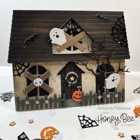 Spooktacular Paper Pad 6x8.5 - 24 Double - Sided Sheets - Honey Bee Stamps