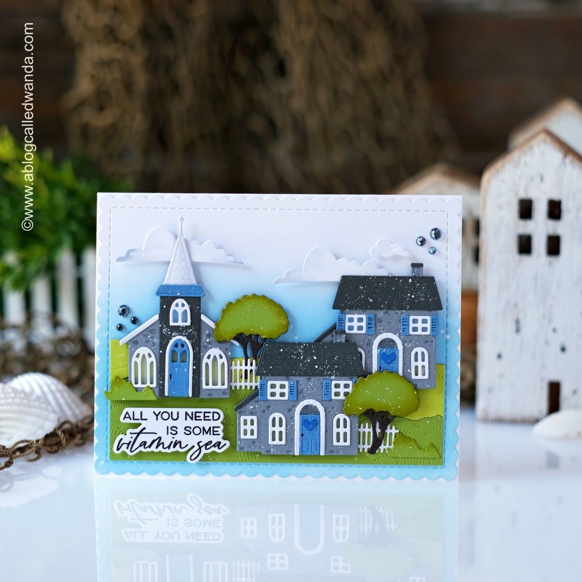 Spring Cottage Village - Honey Cuts - Stand - Alone Dies - Honey Bee Stamps