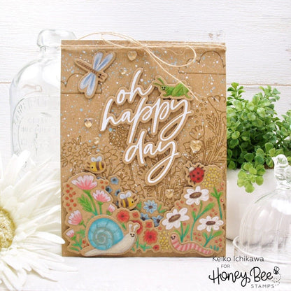 Spring Meadow - Honey Cuts - Coordinating Dies - RETIRING - Honey Bee Stamps