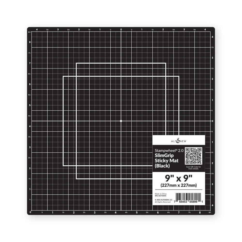 Stampwheel 2.0 - SlimGrip Sticky Mat by Altenew - Black - Honey Bee Stamps