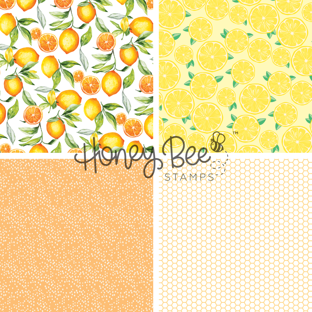 Summer Picnic Paper Pad 6x8.5 - 24 Double-Sided Sheets - Honey Bee Stamps
