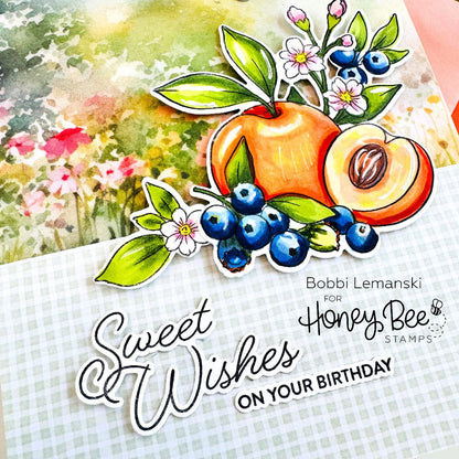 Summer Picnic Paper Pad 6x8.5 - 24 Double-Sided Sheets - Honey Bee Stamps