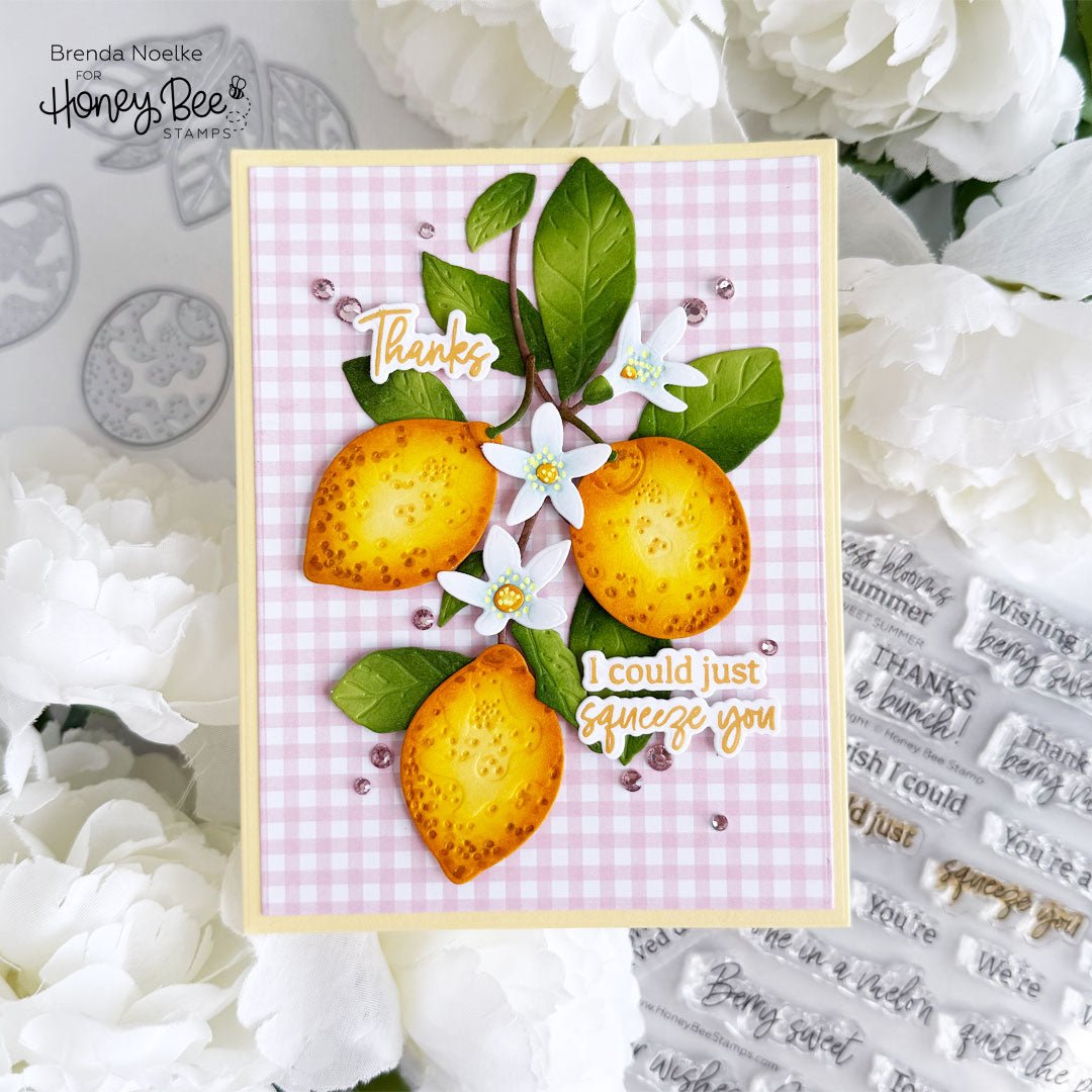 Summer Picnic Paper Pad 6x8.5 - 24 Double-Sided Sheets - Honey Bee Stamps