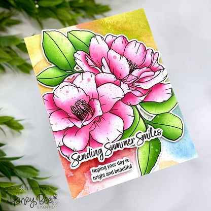 Summer Smiles - 6"x6" Stencil Set of 6 Coordinating Stencils - Honey Bee Stamps