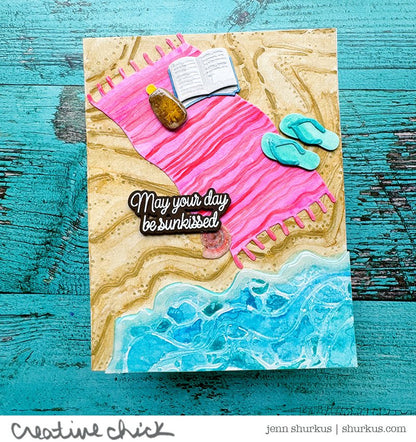 Sunkissed Summer - 4x6 Photopolymer Stamp Set - Honey Bee Stamps